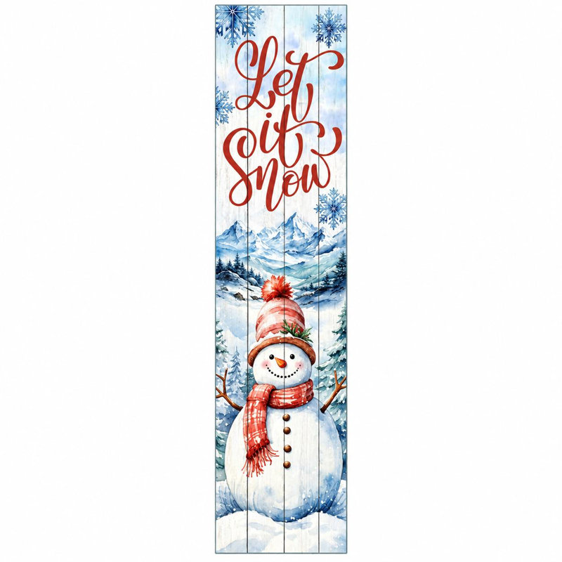 Enseigne de bonhomme de neige 36 po