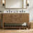 Radstock 54'' Double Bathroom Vanity with Top-1021730484