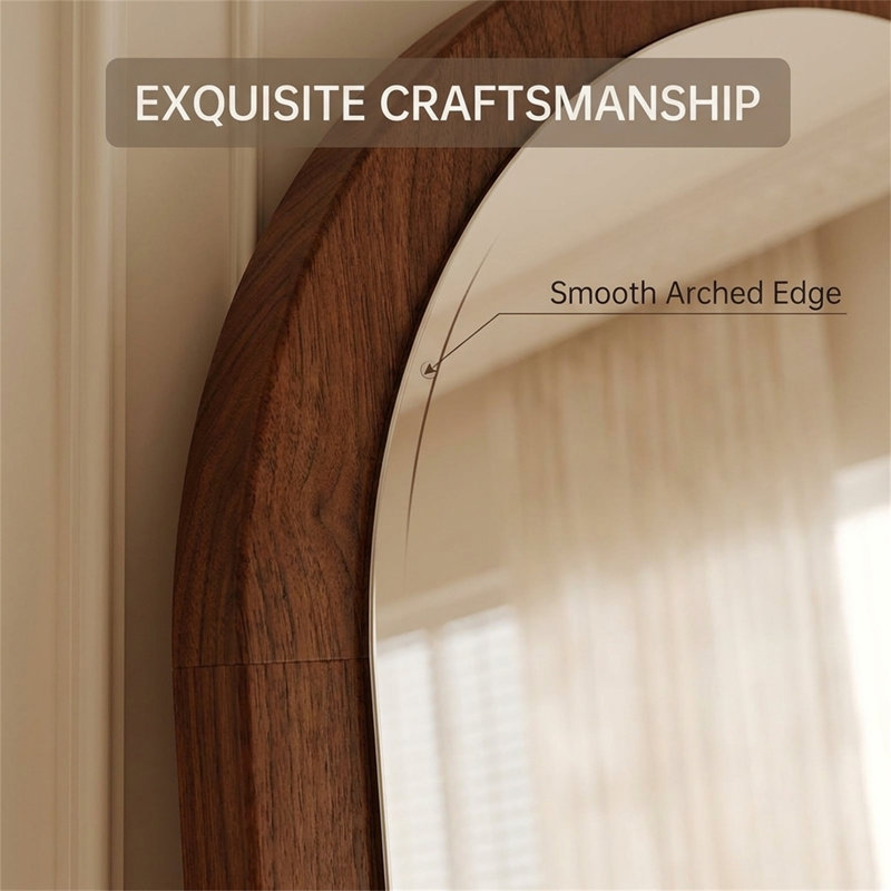 Mid-Century Arched Full-Length Mirror