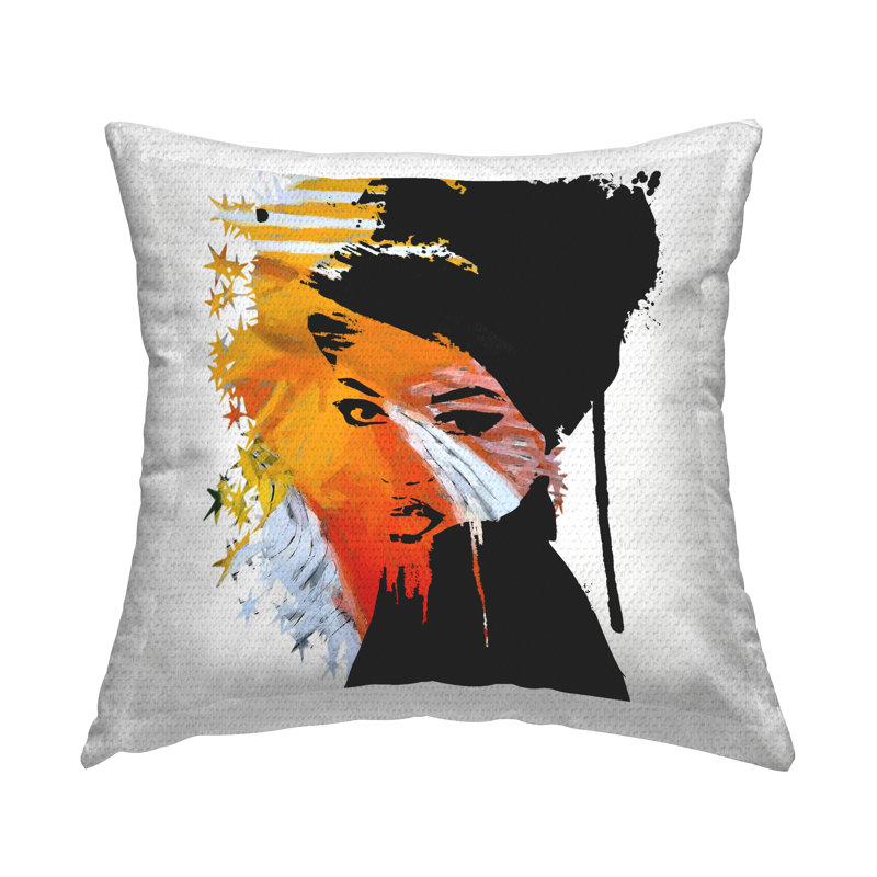 Housse et insert de coussin décoratif en polyester pour intérieur / extérieur Karen Smith