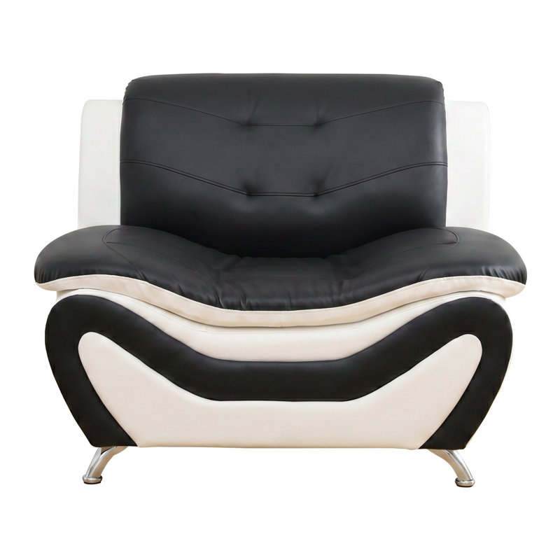 42''Modern Two-Tone Single Sofa