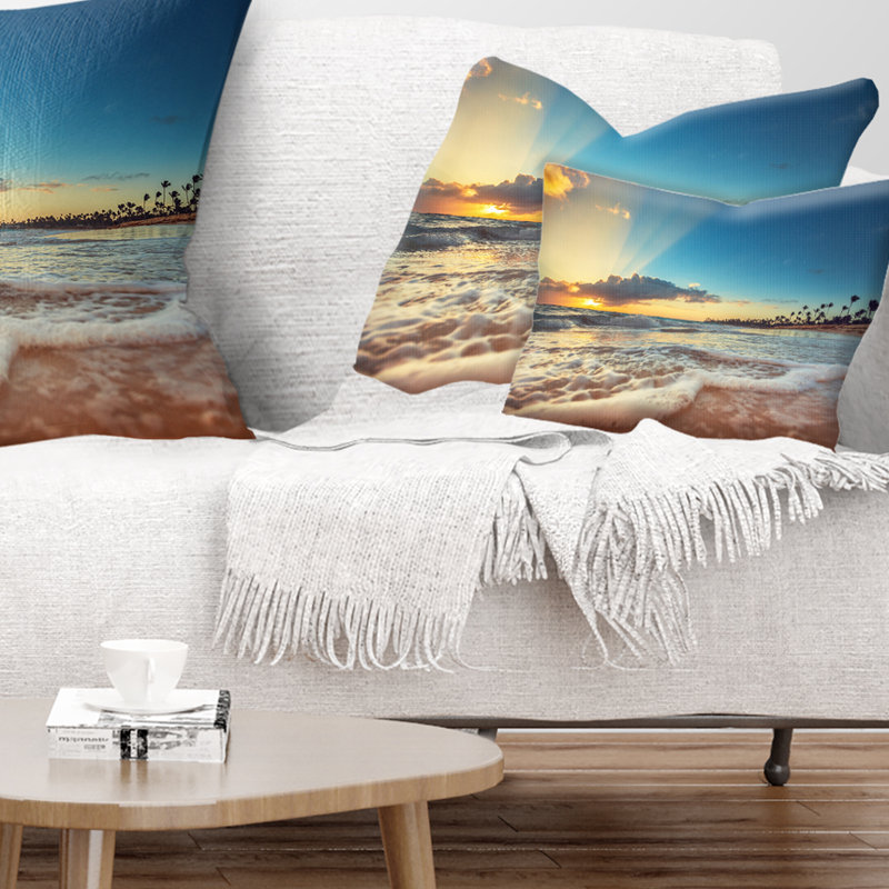Coussin lombaire en république dominicaine mer exotique