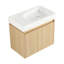 Meuble-lavabo mural avec lavabo et 2 portes-156087149