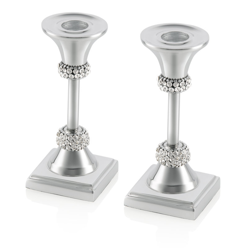 5.5'' H Metal Tabletop Candlestick, 1