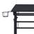 Rolling Writing Desk with Height Adjustable Desktop and Moveable Shelf-42198071
