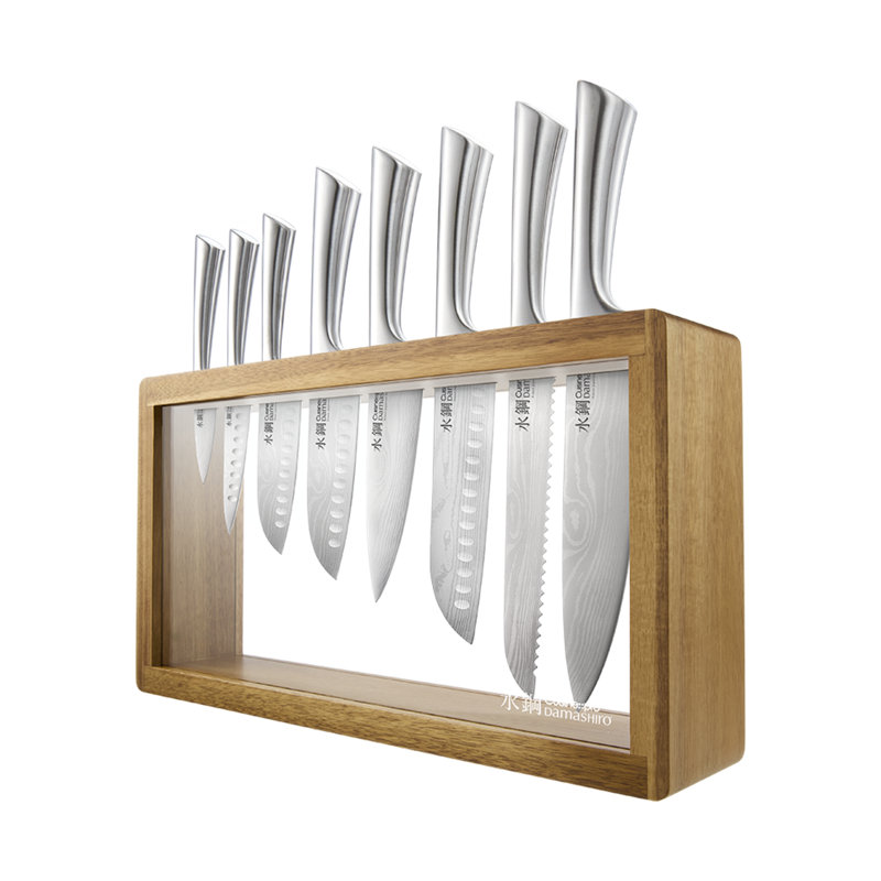 Bloc de couteaux Cuisine::pro® Damashiro Katana 9 pièces