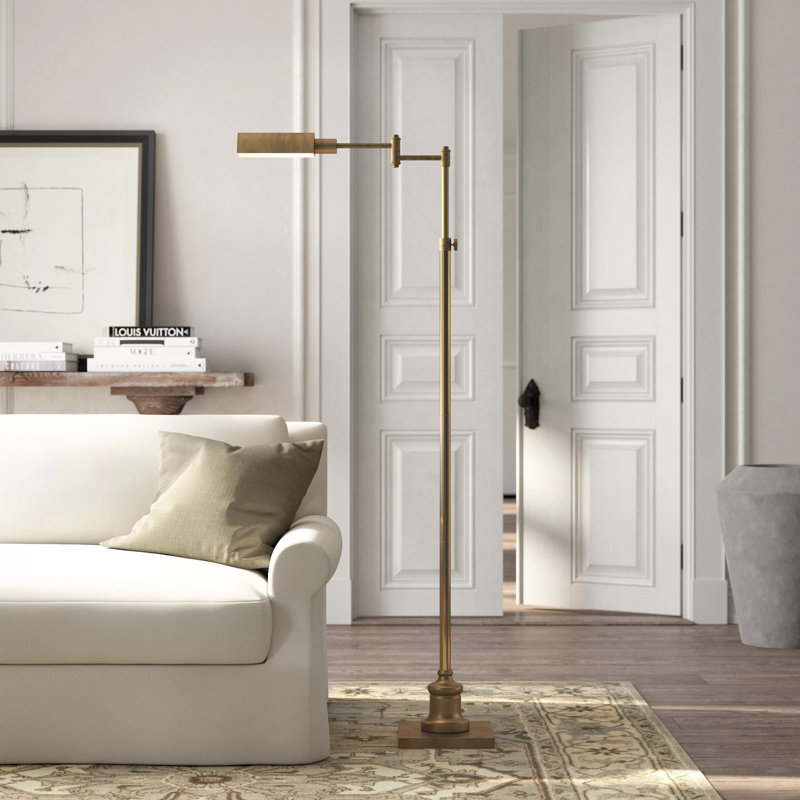 Athallia 65'' Gold Task Floor Lamp