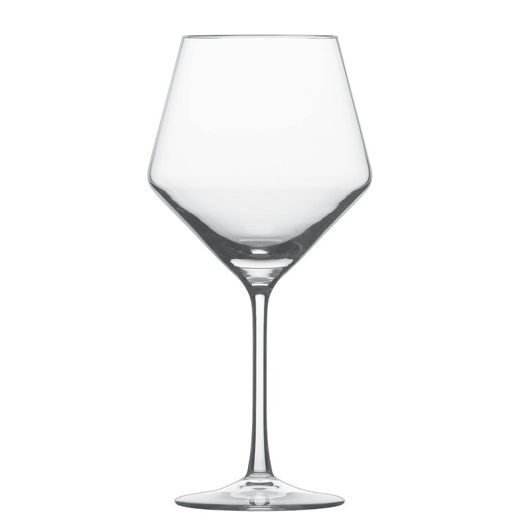 Set of 6 Crystal Drinking Glasses - 7oz, Clear Wine Glass