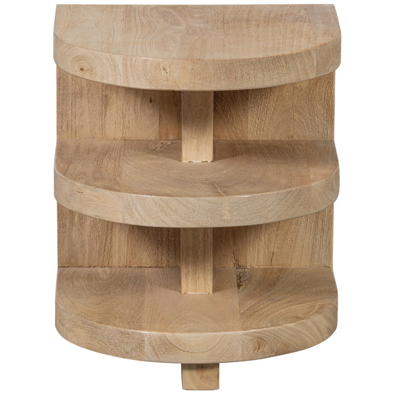 Darren Solid Wood Three Leg Coffee Table