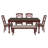 Thornaby Red 6PC Dining Set-918990586-918990587