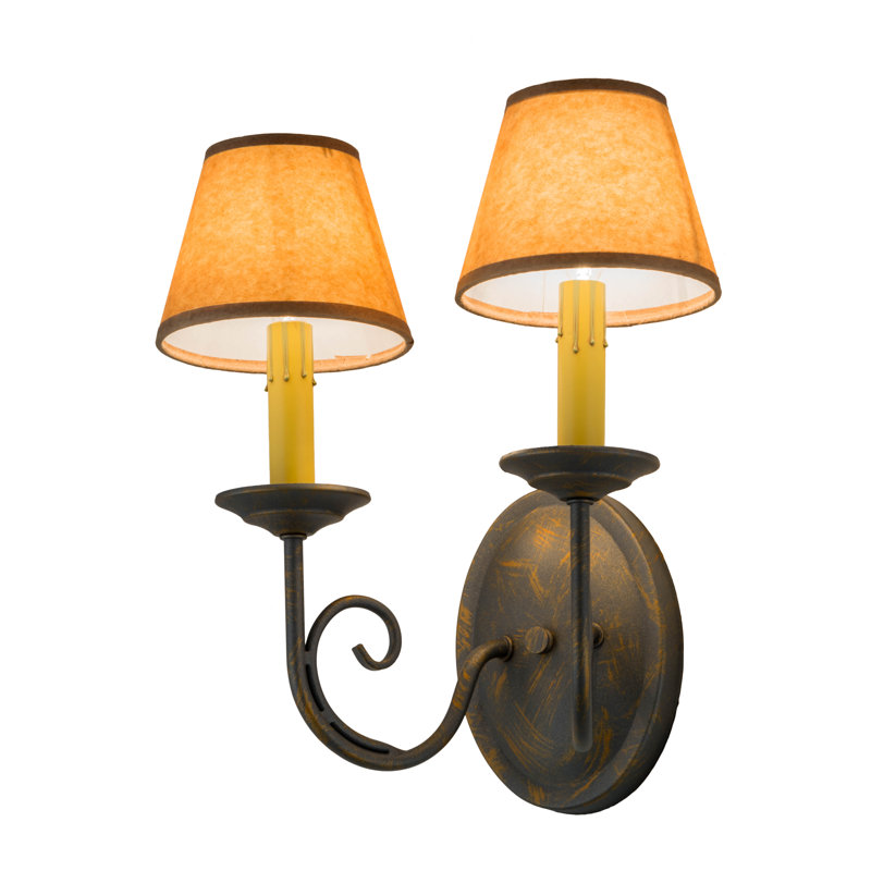 Lampe murale bougie 2 lumières Roemer