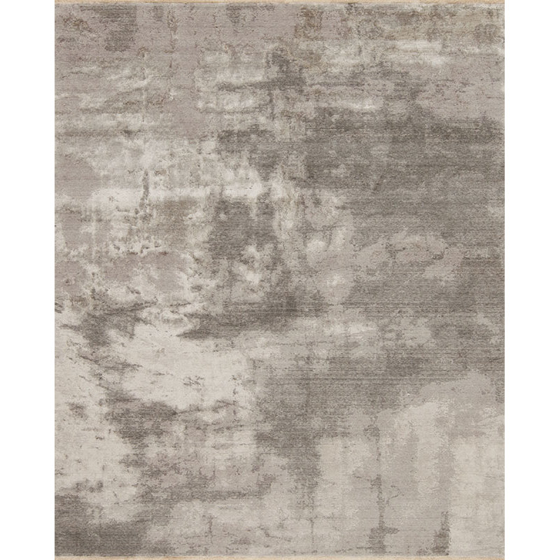 Nirvana Area Rug in Pewter, Rectangle 9' x 12'