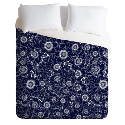 Polyester Floral Duvet Cover Set