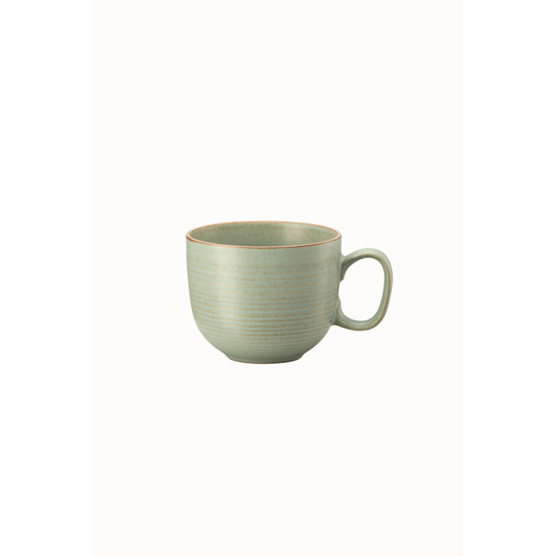 Nature Handmade Stoneware Cappuccino Cup, Leaf