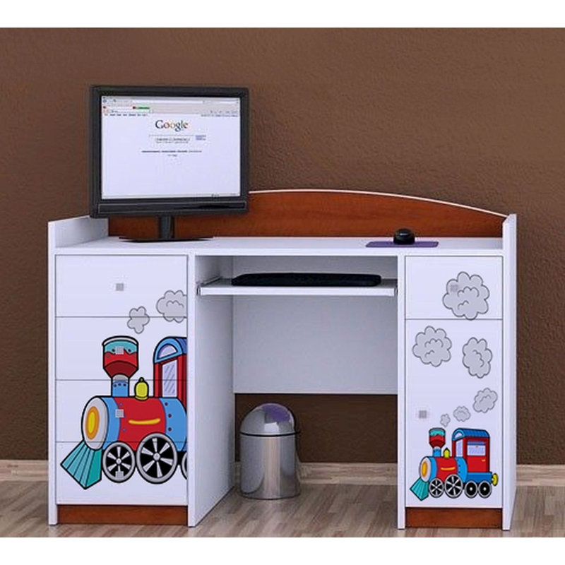 Sela 125cm Computer Desk, Brown