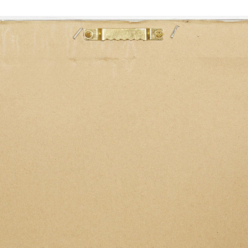 Canvas Abstract Brown Framed Wall Art with Silver Frame