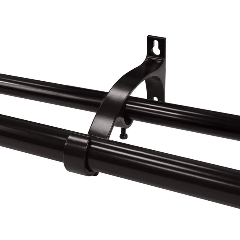 6.69" Curtain Hardware Accessory, Noir