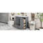 Le meuble-lavabo en MDF de style Shaker élégant rehausse votre salle de bain avec sophistication et fonctionnalité