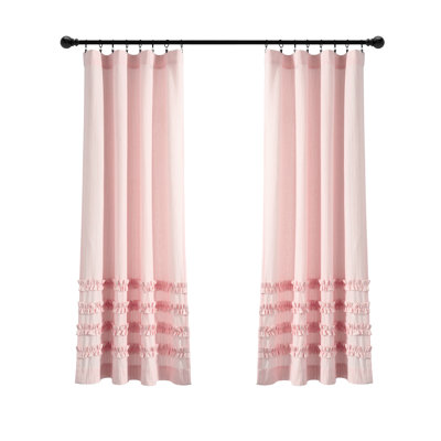 Cotton Sheer Curtain Pair