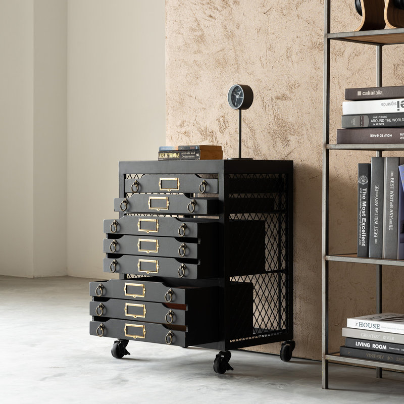 47.5cm Wide 4 -Drawer Mobile File Cabinet