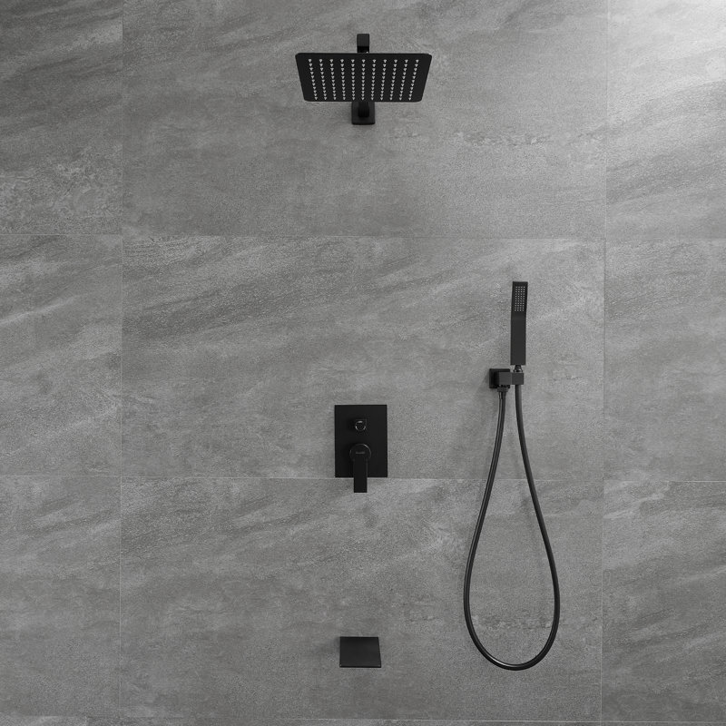 All-In-One Kit with Rough in-Valve, Black