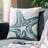 Melvina Embroidered Feather Throw Pillow
