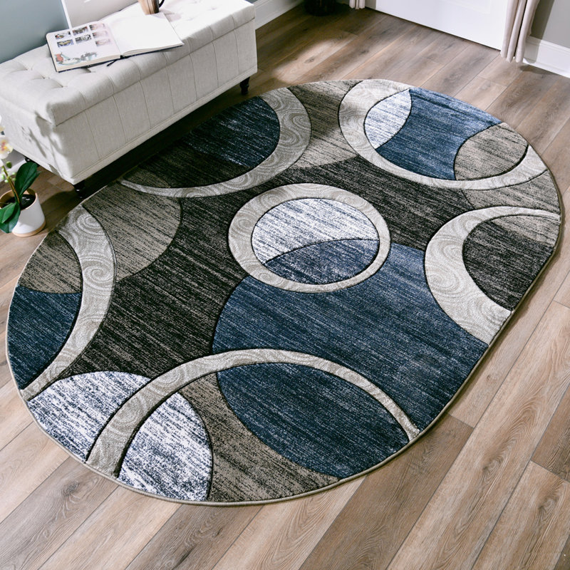 Tapis brun / gris Adonia, Rectangle 8 pi 7 po x 11 pi 11 po
