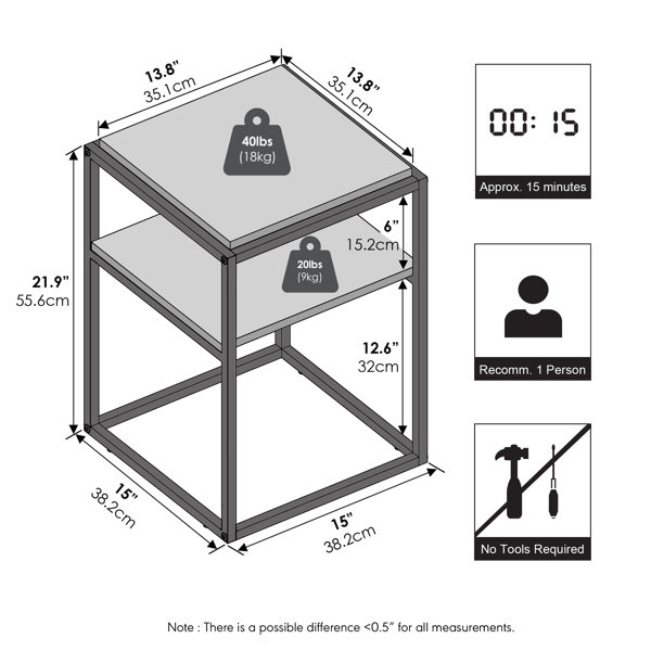 Dimensions du produit