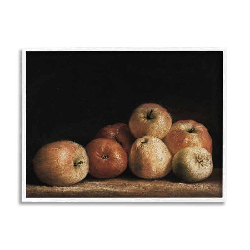 Art classique, giclée, nature morte et rétro par giclée, H 11 po x l 14 po x P 1,5 po, Giclée encadrée blanc bord de mer