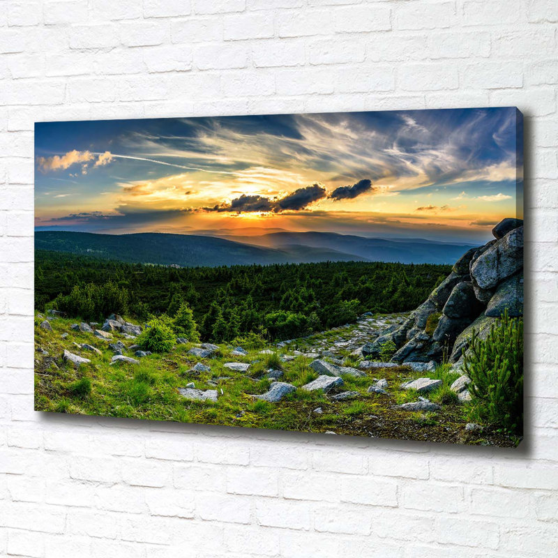 Mountain Panorama - Wrapped Canvas Print