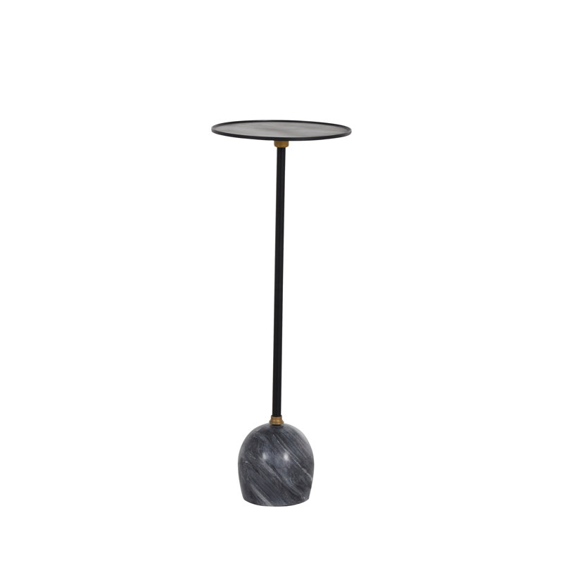 Neil Iron Pedestal End Table