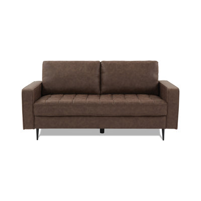Dissay 3 Seater Faux Leather Sofa