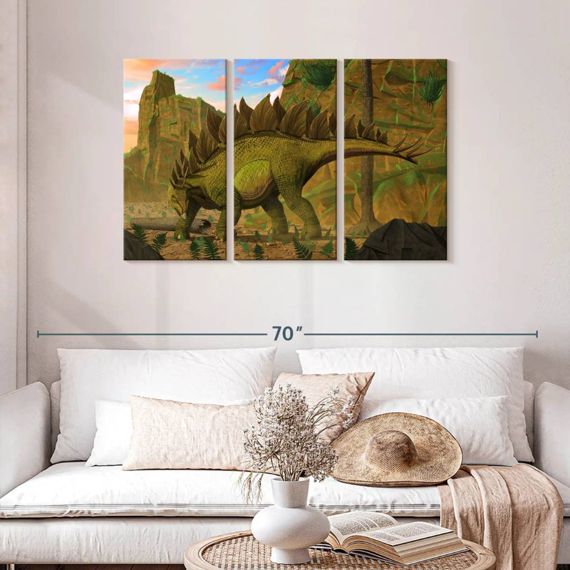 Brampt Stegosaurus, 28" H x 45" W