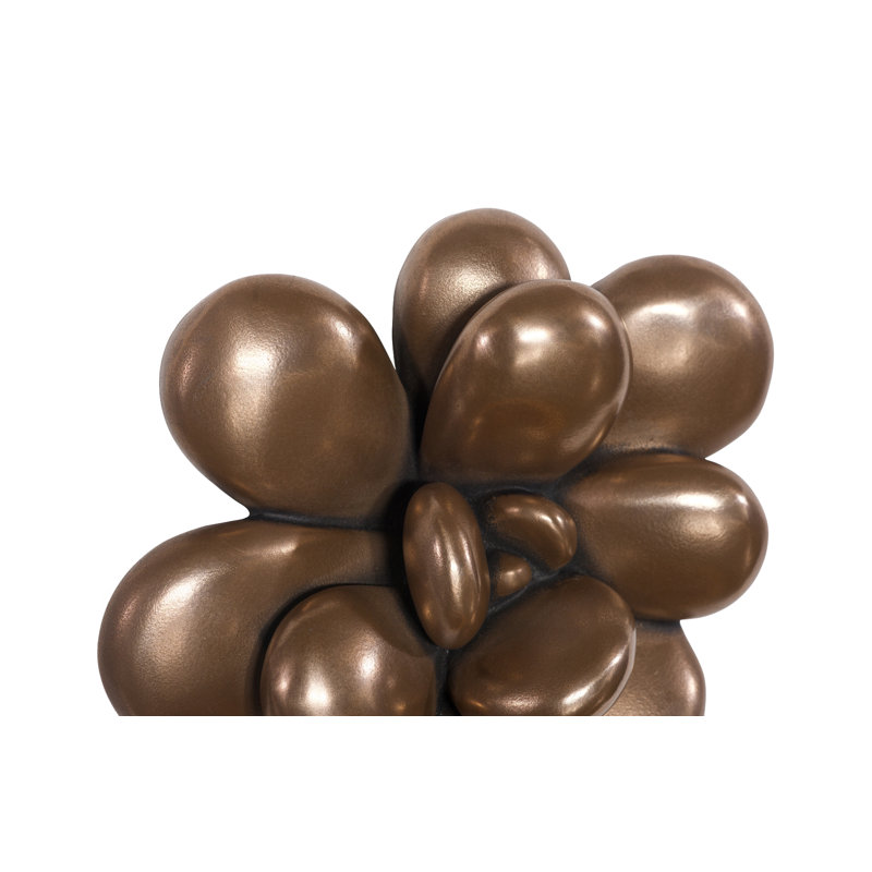 Oviferum Succulent Wall Art, Imperial Bronze