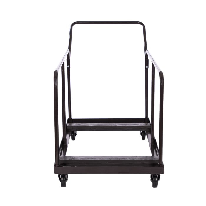 Brown Folding Dolly with Tubular Steel for Tables