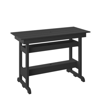  Table de bar. Noir