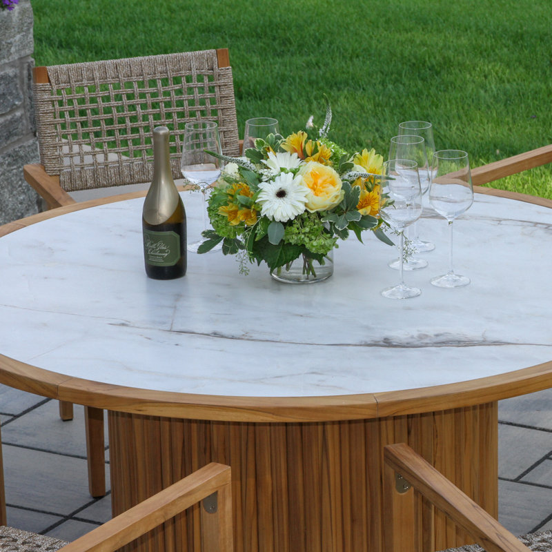 Table de salle à manger Hayons, White