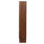 Silvie 5-Tier Acacia Bookcase, Walnut