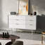 Metal Rectangle Accent Cabinet