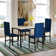 Keveen 5 - Piece Faux Marble Top Dining Set