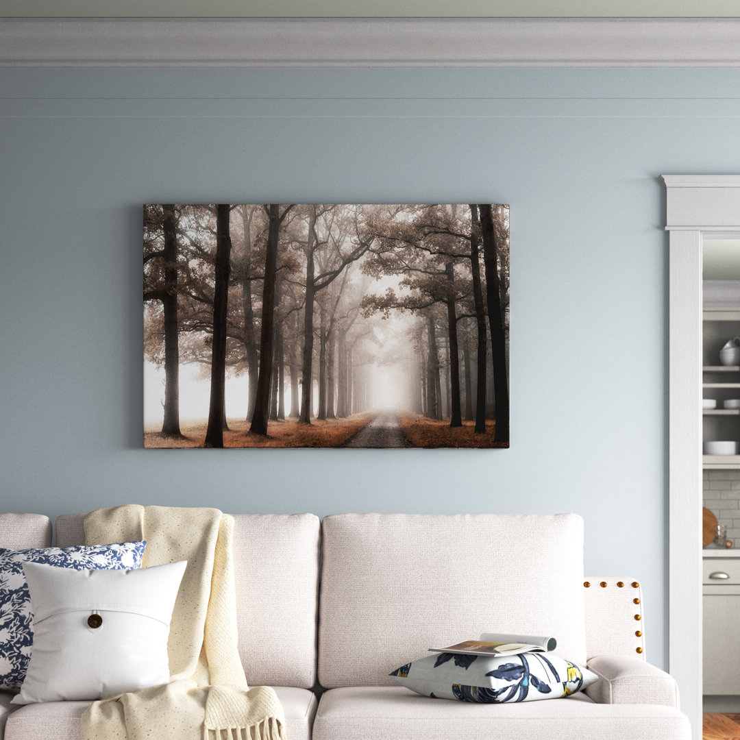 Bernhart " Misty Road " Wade Logan® Size: 32" H x 48" W x 1.5" D