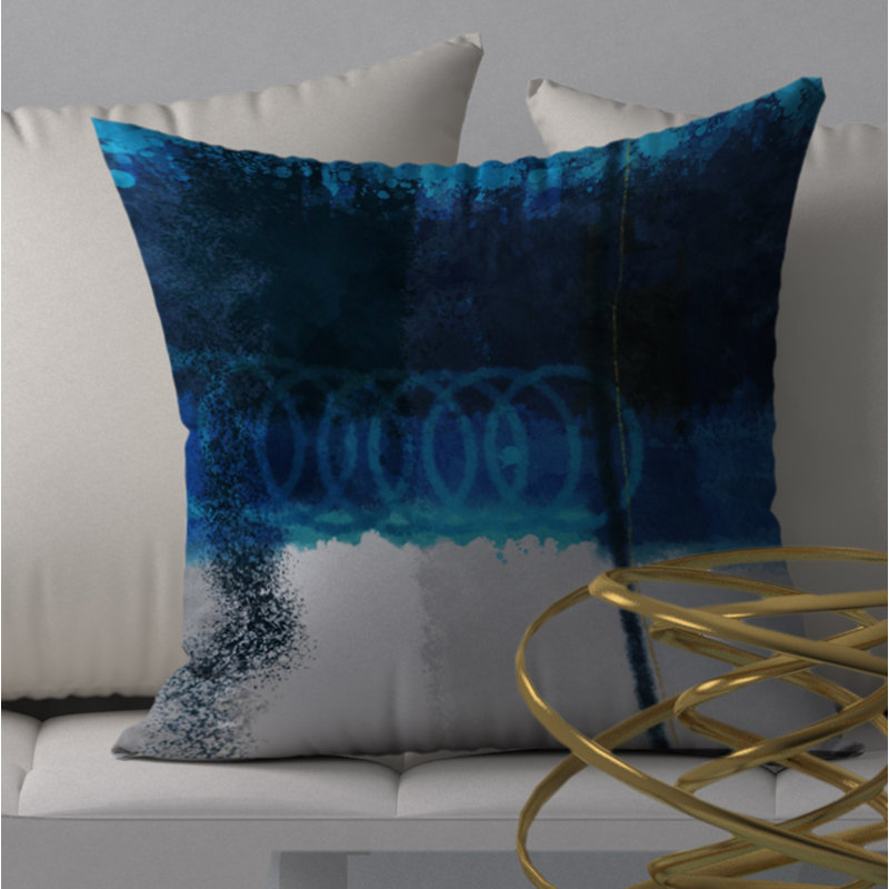 Housse de coussin décorative carrée/insert Essential, 18 po x 18 po