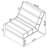 Freeman Boucle Upholstered Armless Acrylic Chair-744170897