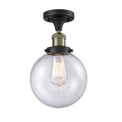 Plafonnier semi-encastré à globe simple 8 lumières Adelaida