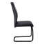 Ensemble de 2 chaises de salle à manger latérales Liam, similicuir capitonné, base en porte-à-faux-101190918-112864117