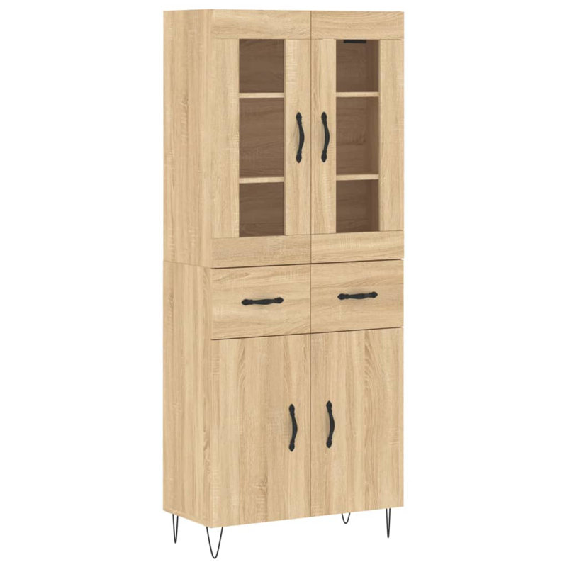 Thanh 69.5 cm W Highboard, Sonoma Oak