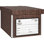 Storage Boxes, Lift Off Lid, Ltr/Lgl, Woodgrain, 12-Pack