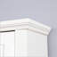 Armoire de rangement pour salle de bain en bois au-dessus de la toilette avec tablette réglable 23,62 po x 7,72 po x 67,32 po