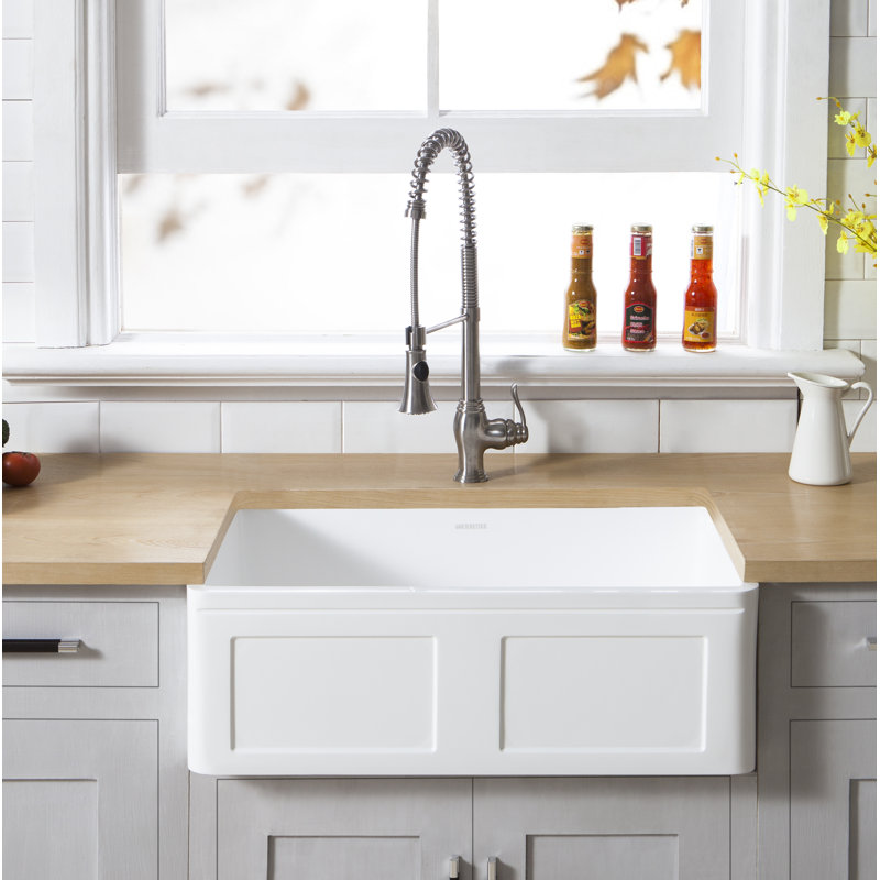 Arcticstone Single Bowl 30" L x 18" W Farmhouse/Apron Kitchen Sink