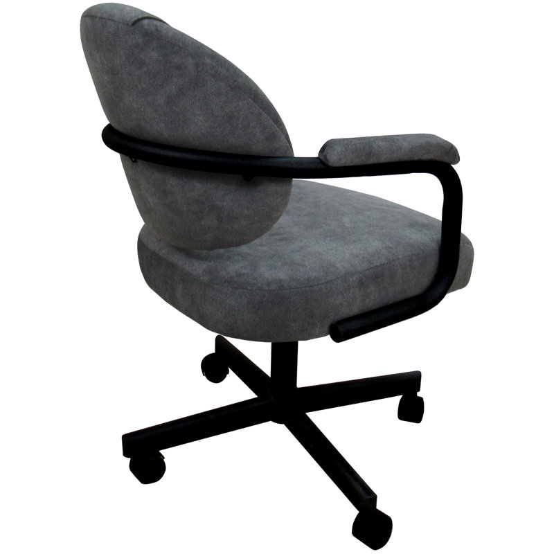 Jurre Arm Chair Dining Chair, Outlier Charcoal, Black
